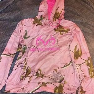 A pink Realtree hoodie